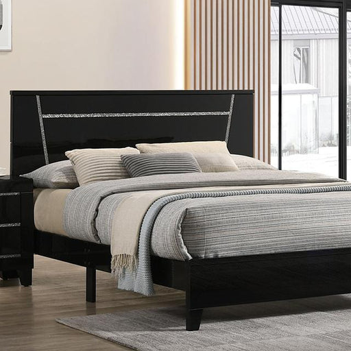 Magdeburg Bed Black & White - Visions in Furniture (La Mirada, CA)