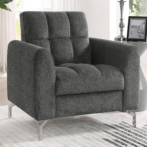 LUPIN Chair, Dark Gray - Visions in Furniture (La Mirada, CA)
