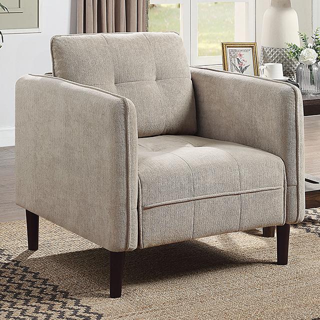 LYNDA Chair, Light Gray - Visions in Furniture (La Mirada, CA)