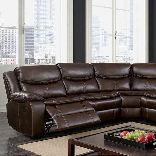 Pollux Brown Sectional - Visions in Furniture (La Mirada, CA)