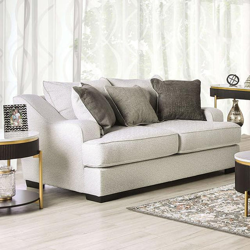 SKYLINE Loveseat, Pewter/Gray - Visions in Furniture (La Mirada, CA)