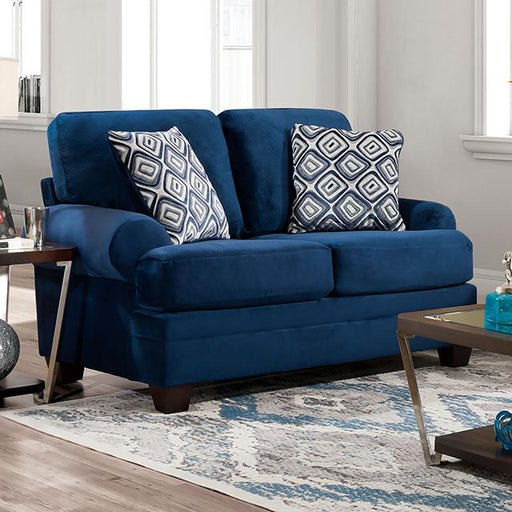 WALDSTONE Loveseat, Navy - Visions in Furniture (La Mirada, CA)