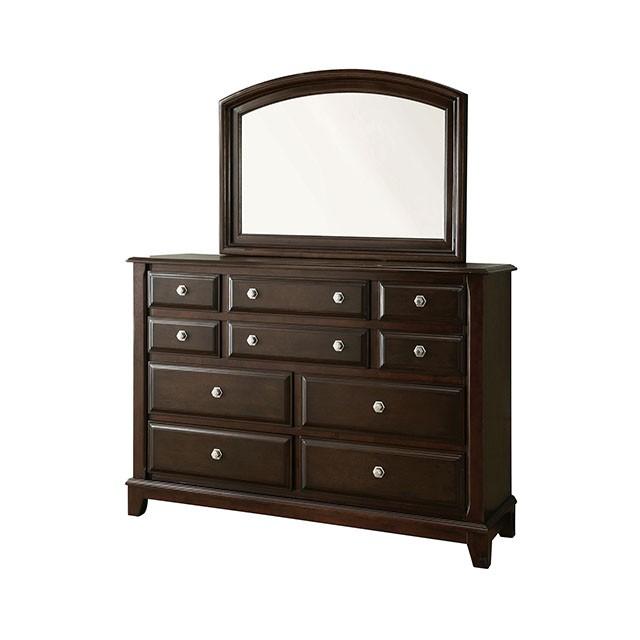 Litchville Brown Cherry Mirror - Visions in Furniture (La Mirada, CA)