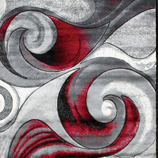 Niksar Red 5' X 7' Area Rug - Visions in Furniture (La Mirada, CA)