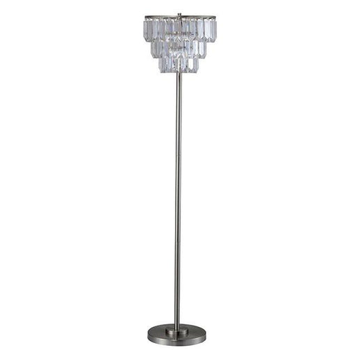 Meg Clear Floor Lamp - Visions in Furniture (La Mirada, CA)