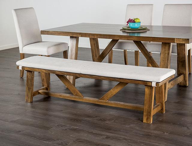 Losone Bench w/ Cushion - Visions in Furniture (La Mirada, CA)