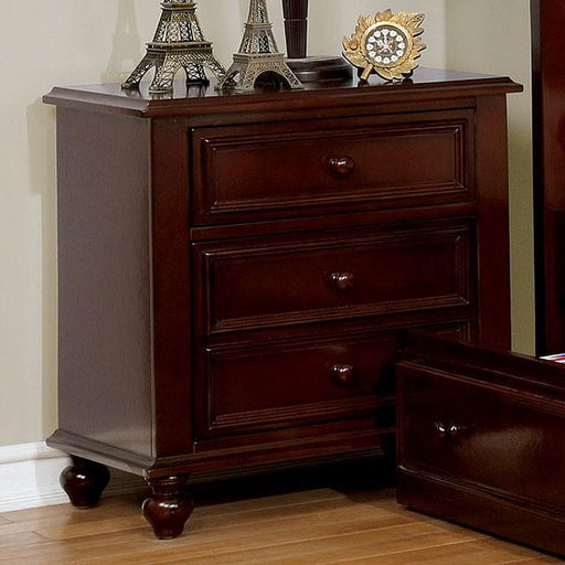 OLIVIA Night Stand, Dark Walnut - Visions in Furniture (La Mirada, CA)