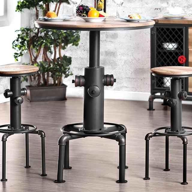 Foskey 3 Pc Bar Table Set - Visions in Furniture (La Mirada, CA)