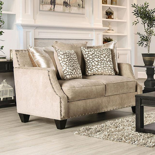 Hendon Loveseat Beige - Visions in Furniture (La Mirada, CA)