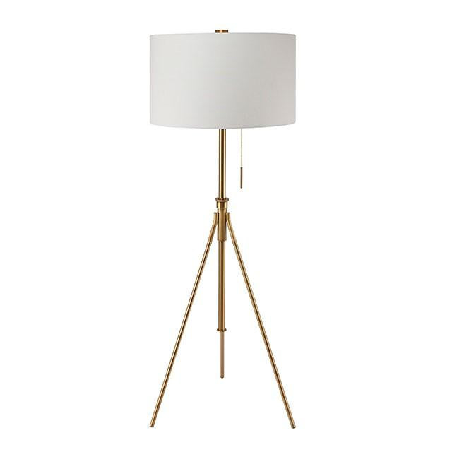 Zaya Stained Gold Floor Lamp - Visions in Furniture (La Mirada, CA)