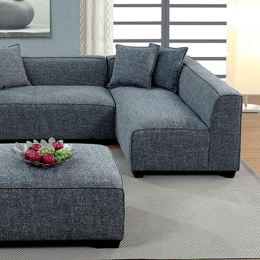JAYLENE Gray Sectional - Visions in Furniture (La Mirada, CA)