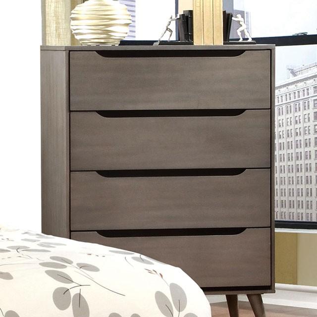 Lennart Gray Chest - Visions in Furniture (La Mirada, CA)