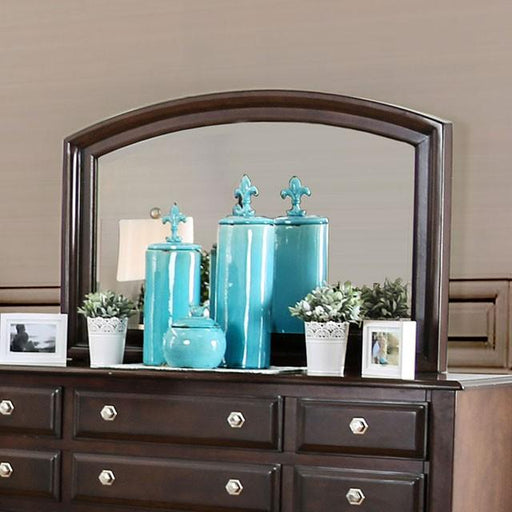 Litchville Brown Cherry Mirror - Visions in Furniture (La Mirada, CA)
