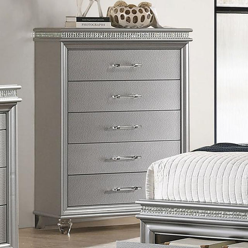 MADDIE Chest, Silver - Visions in Furniture (La Mirada, CA)