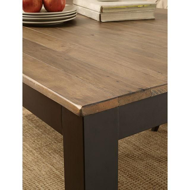 MARSHALL Rustic Oak Dining Table - Visions in Furniture (La Mirada, CA)