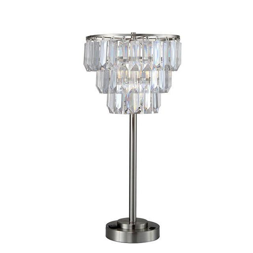 Meg Clear Table Lamp - Visions in Furniture (La Mirada, CA)