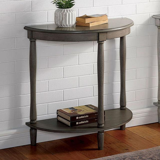 MENTON Side Table, Antq. Gray - Visions in Furniture (La Mirada, CA)