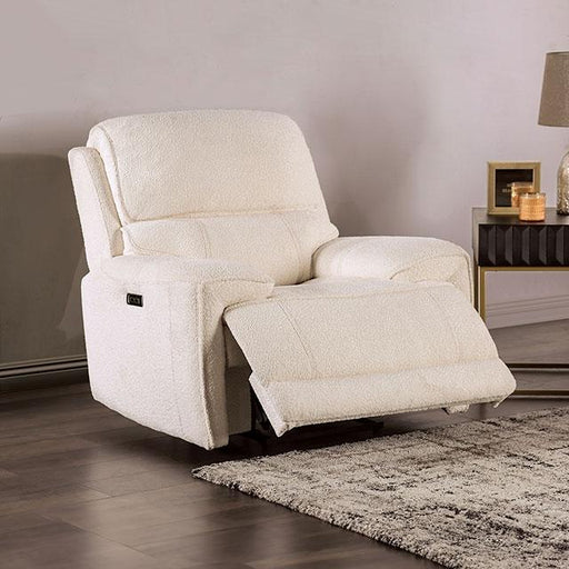 MORCOTE Power Recliner, Beige - Visions in Furniture (La Mirada, CA)