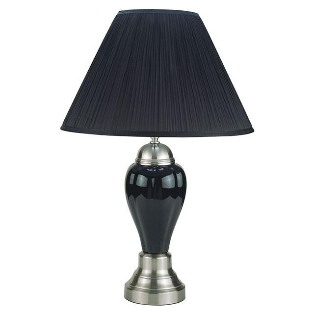 Niki Black Table Lamp (6/CTN) - Visions in Furniture (La Mirada, CA)