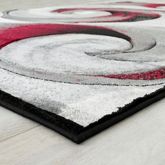 Niksar Red 5' X 7' Area Rug - Visions in Furniture (La Mirada, CA)