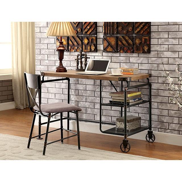 OLGA Antique Black Desk - Visions in Furniture (La Mirada, CA)