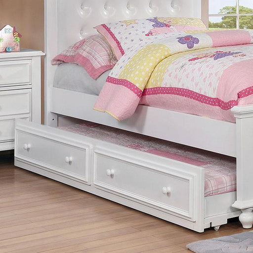 OLIVIA White Trundle - Visions in Furniture (La Mirada, CA)