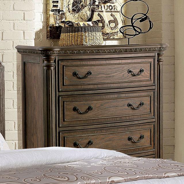 Persephone Rustic Natural Tone Chest - Visions in Furniture (La Mirada, CA)