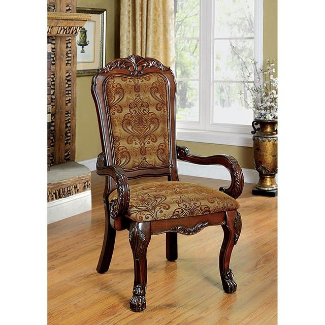 MEDIEVE Cherry Arm Chair, Cherry (2/CTN) - Visions in Furniture (La Mirada, CA)