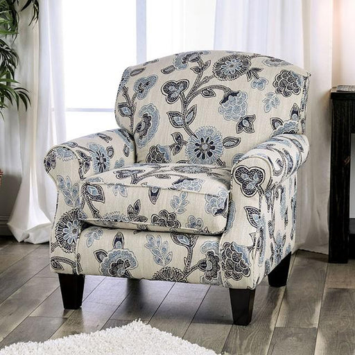 Nash Ivory Chair, Floral - Visions in Furniture (La Mirada, CA)