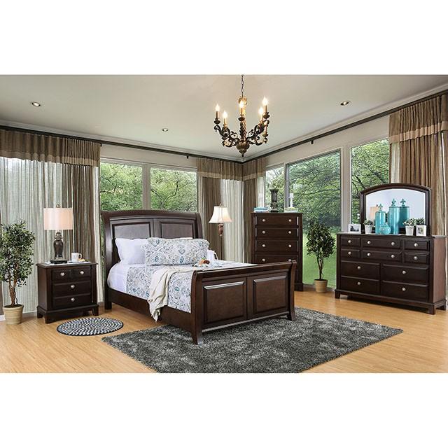 Litchville Brown Cherry Mirror - Visions in Furniture (La Mirada, CA)