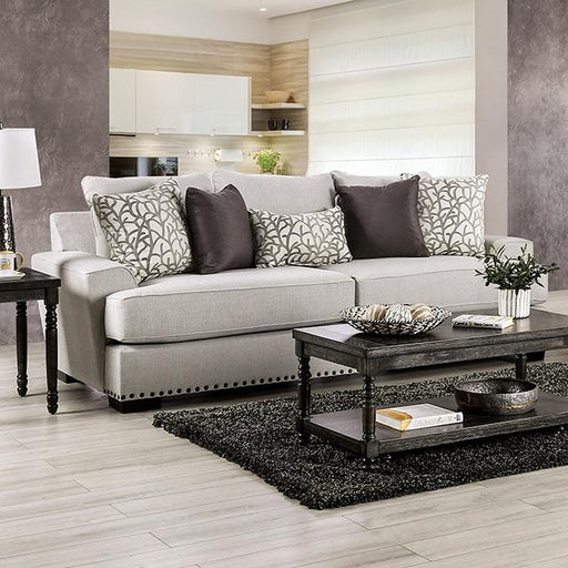 PICOTEE Sofa, Light Gray/Black - Visions in Furniture (La Mirada, CA)