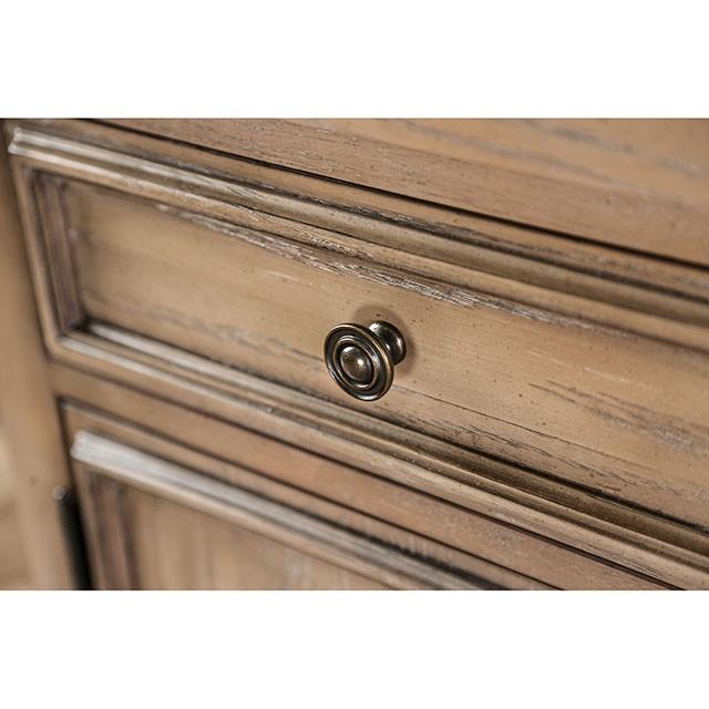 Patience Rustic Natural Tone Server - Visions in Furniture (La Mirada, CA)