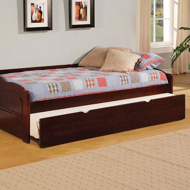 Sunset Cherry Daybed w/ Trundle, Cherry - Visions in Furniture (La Mirada, CA)