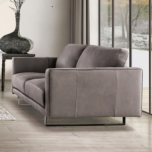 Mezzanotte Loveseat Gray - Visions in Furniture (La Mirada, CA)