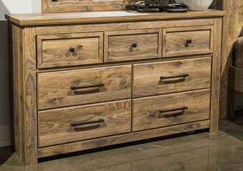 Rusticott Dresser and Mirror - Visions in Furniture (La Mirada, CA)