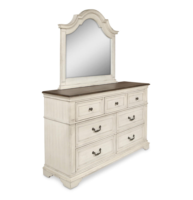 ANASTASIA MIRROR - ANT. WHITE - Visions in Furniture (La Mirada, CA)