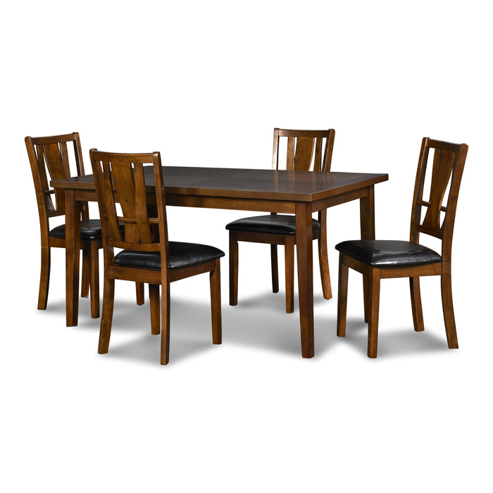 DIXON STD DINING 6 PC SET-DK ESPRESSO - Visions in Furniture (La Mirada, CA)