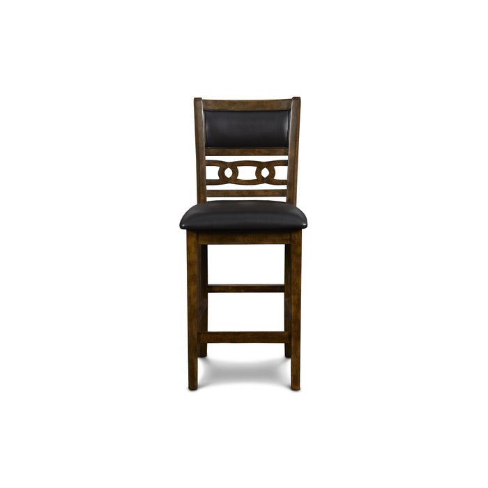 GIA 42" COUNTER DROP LEAF TABLE W/2 CHAIRS-BROWN - Visions in Furniture (La Mirada, CA)