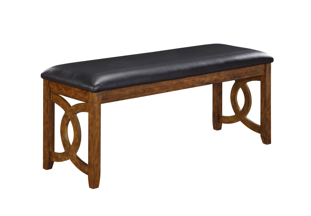 GIA 46" BENCH-BROWN - Visions in Furniture (La Mirada, CA)