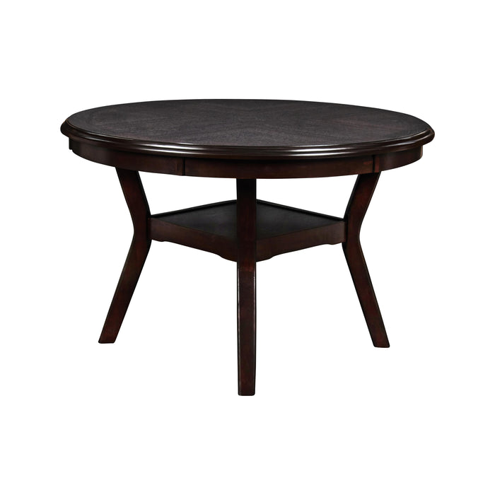 GIA ROUND DINING 5 PC SET-EBONY - Visions in Furniture (La Mirada, CA)