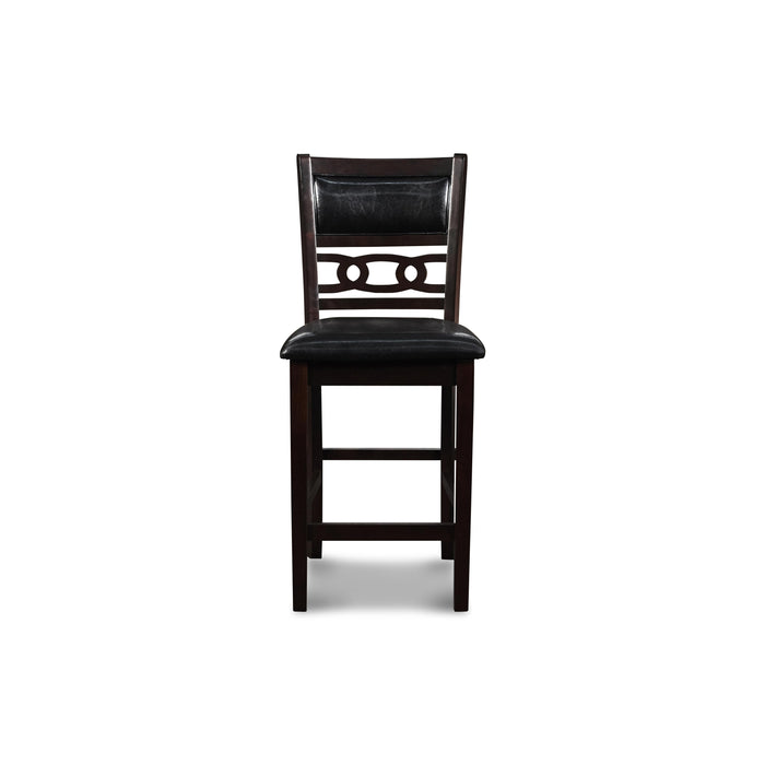 GIA ROUND COUNTER DINING 5 PC SET-EBONY - Visions in Furniture (La Mirada, CA)