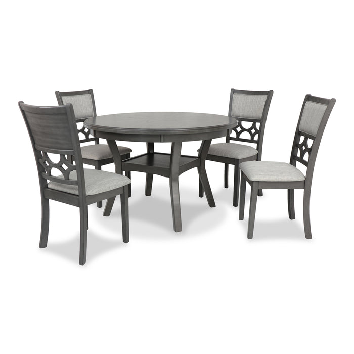MITCHELL 5 PC DINING SET-GRAY - Visions in Furniture (La Mirada, CA)