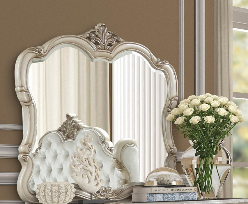 New Classic Furniture Monique Bedroom Mirror in Pearl image