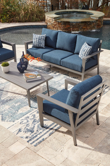 Gali Outdoor Sofa/Chairs/Table Set (Set of 4) - Visions in Furniture (La Mirada, CA)