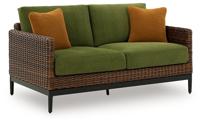 Horizon Hall Outdoor Loveseat with Cushion - Visions in Furniture (La Mirada, CA)
