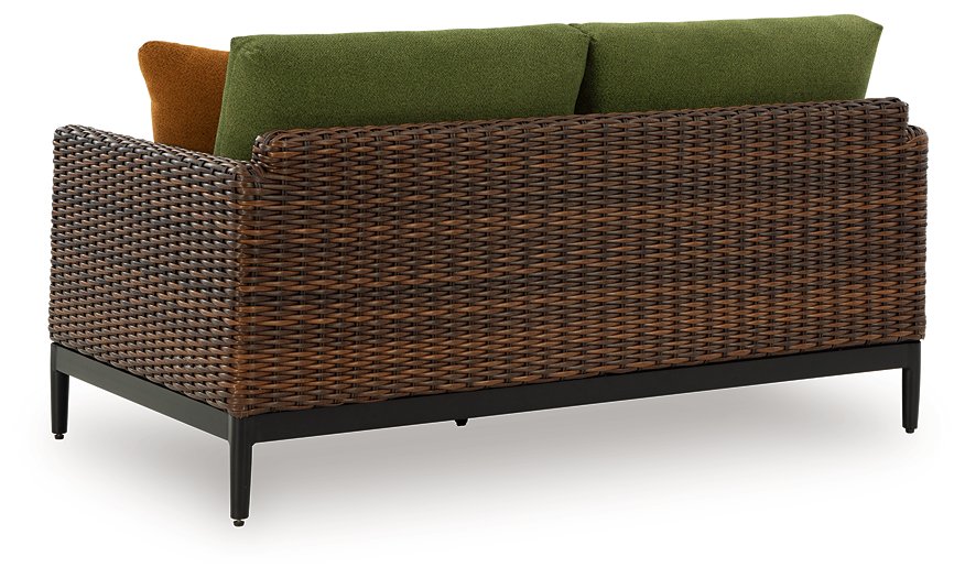Horizon Hall Outdoor Loveseat with Cushion - Visions in Furniture (La Mirada, CA)