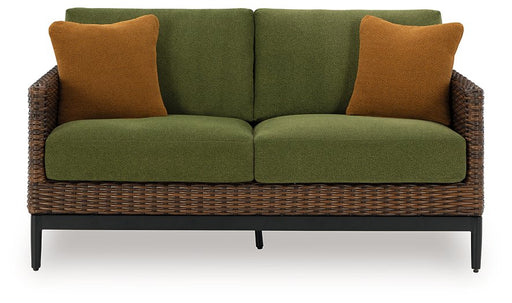 Horizon Hall Outdoor Loveseat with Cushion - Visions in Furniture (La Mirada, CA)
