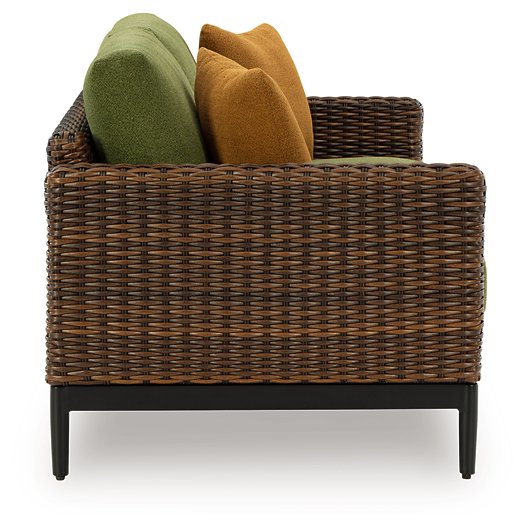 Horizon Hall Outdoor Loveseat with Cushion - Visions in Furniture (La Mirada, CA)