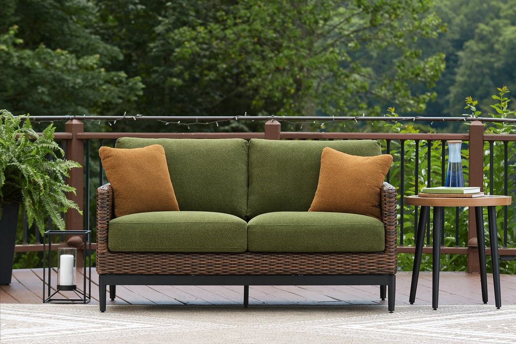 Horizon Hall Outdoor Loveseat with Cushion - Visions in Furniture (La Mirada, CA)