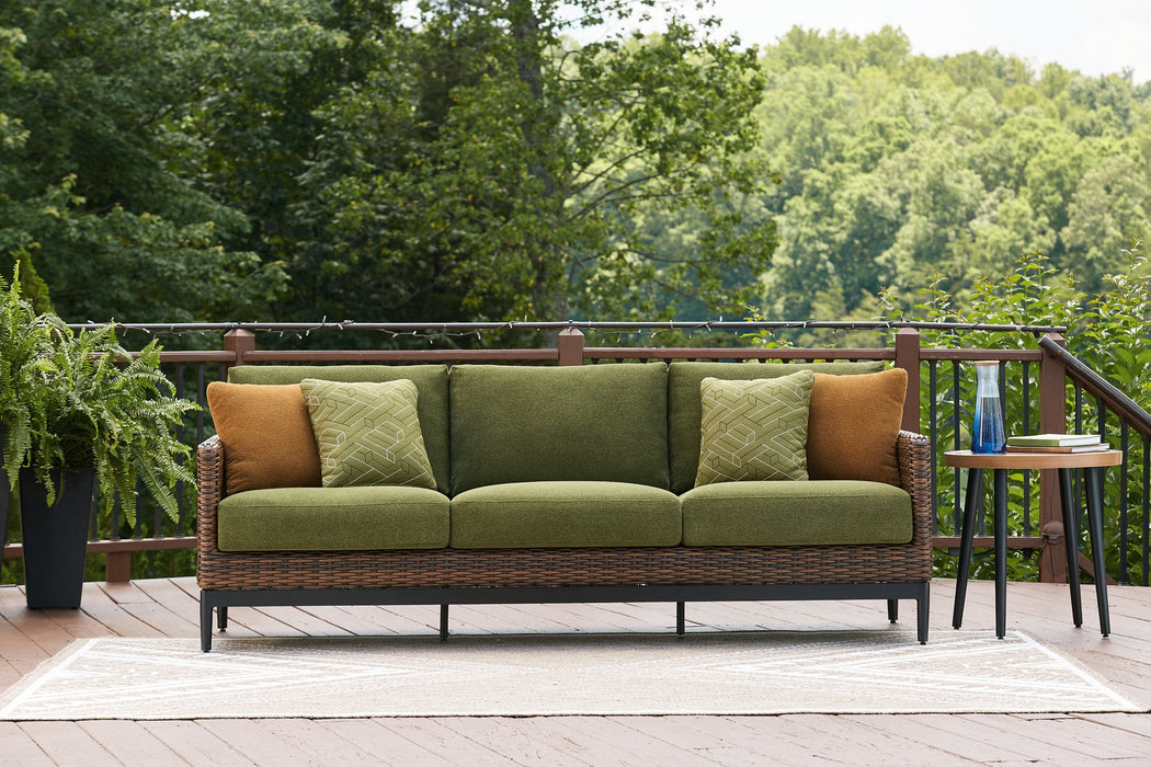 Horizon Hall Outdoor Sofa with Cushion - Visions in Furniture (La Mirada, CA)